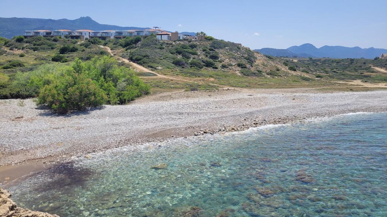 Sea And Mountain View Beachfront Penthouse Yali Extérieur photo